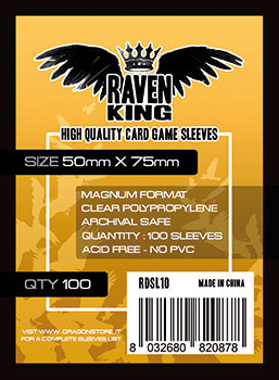 Card Sleeves Raven King (50x75)