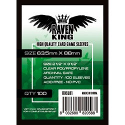 Card Sleeves Raven King (63.5x88)
