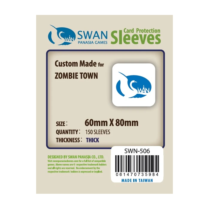 Card Sleeves Swan Panasia (60x80mm)